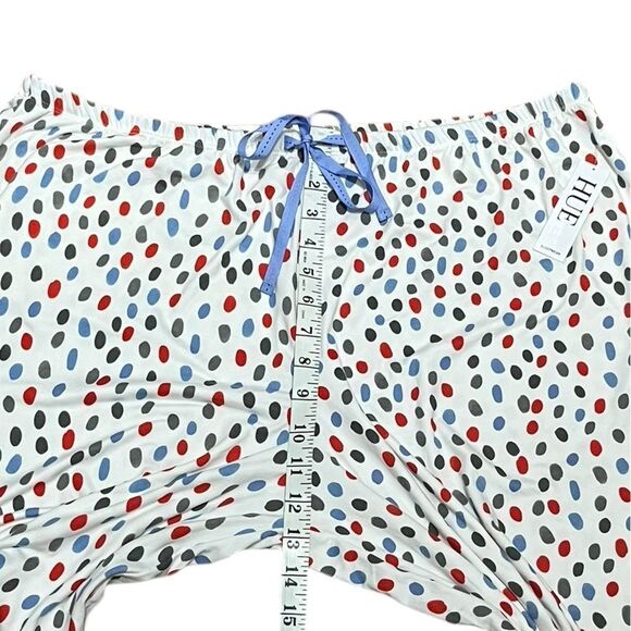 HUE Women’s Colorful Polka Dot Women’s Pajamas Sleep Pants, Size 1X, NWT - Picture 10 of 10